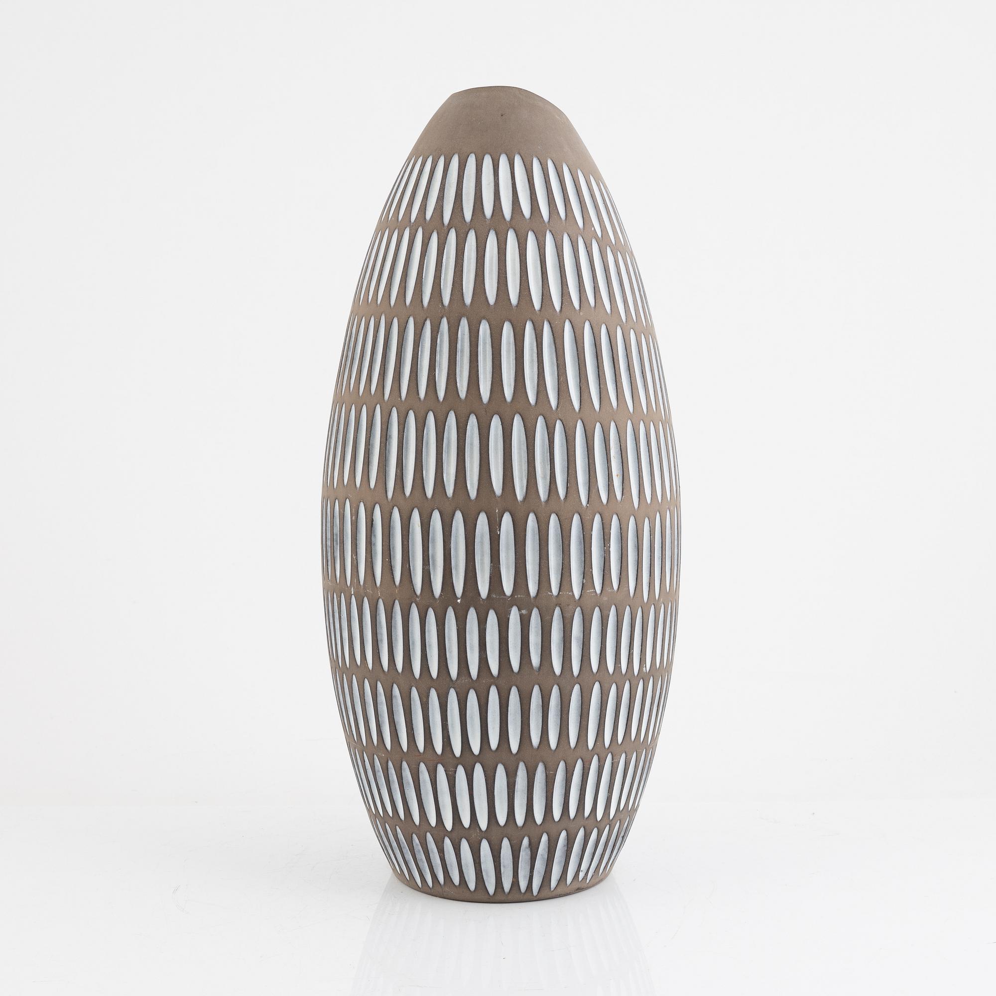 Ingrid Atterberg, vas, "Negro", Upsala-Ekeby, 1950-tal.