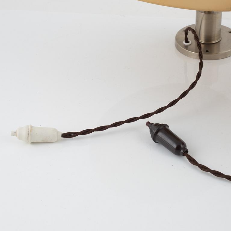 Harald Notini, vägglampor 1 par, modell "8385", Arvid Böhlmakrs Lampfabrik, 1930-tal.