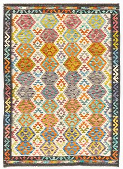 A carpet, Kilim, c. 252 x 176 cm.