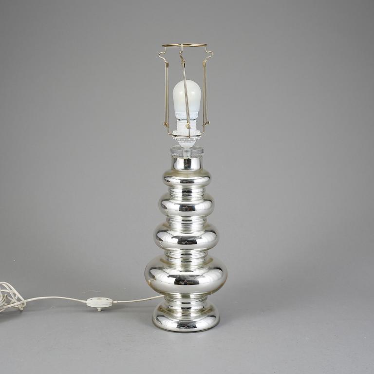 BORDSLAMPA, möjligen Monica Backström, Boda glasbruk, 1960-tal.