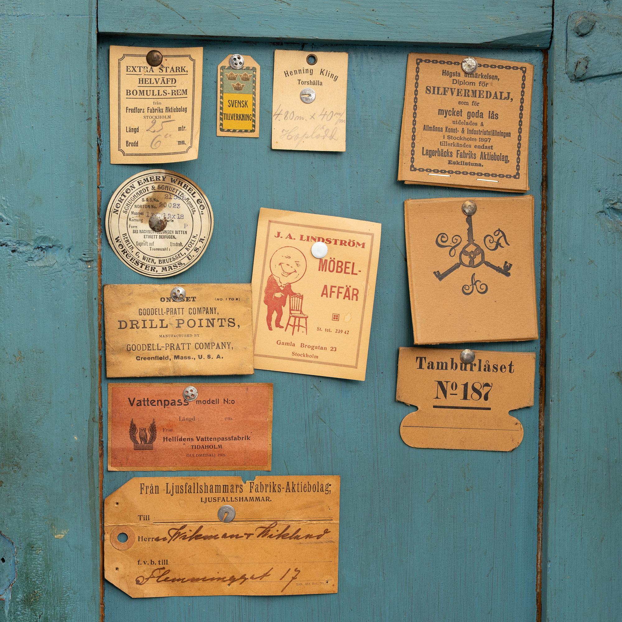 A painted late Baroque cabinet, 18th century.