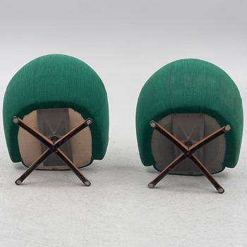Armchairs, a pair, third quarter of the 20th century.
