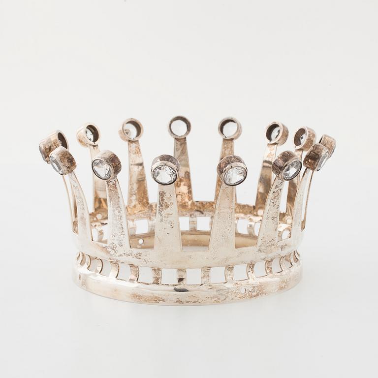 A bridal crown by Karl-Erik Palmberg, för Alton, Falköping, 1968.