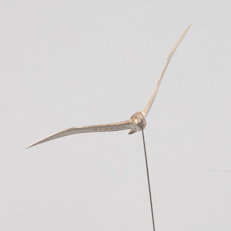 Rey Urban, a sterling silver bird, Stockholm 1998.