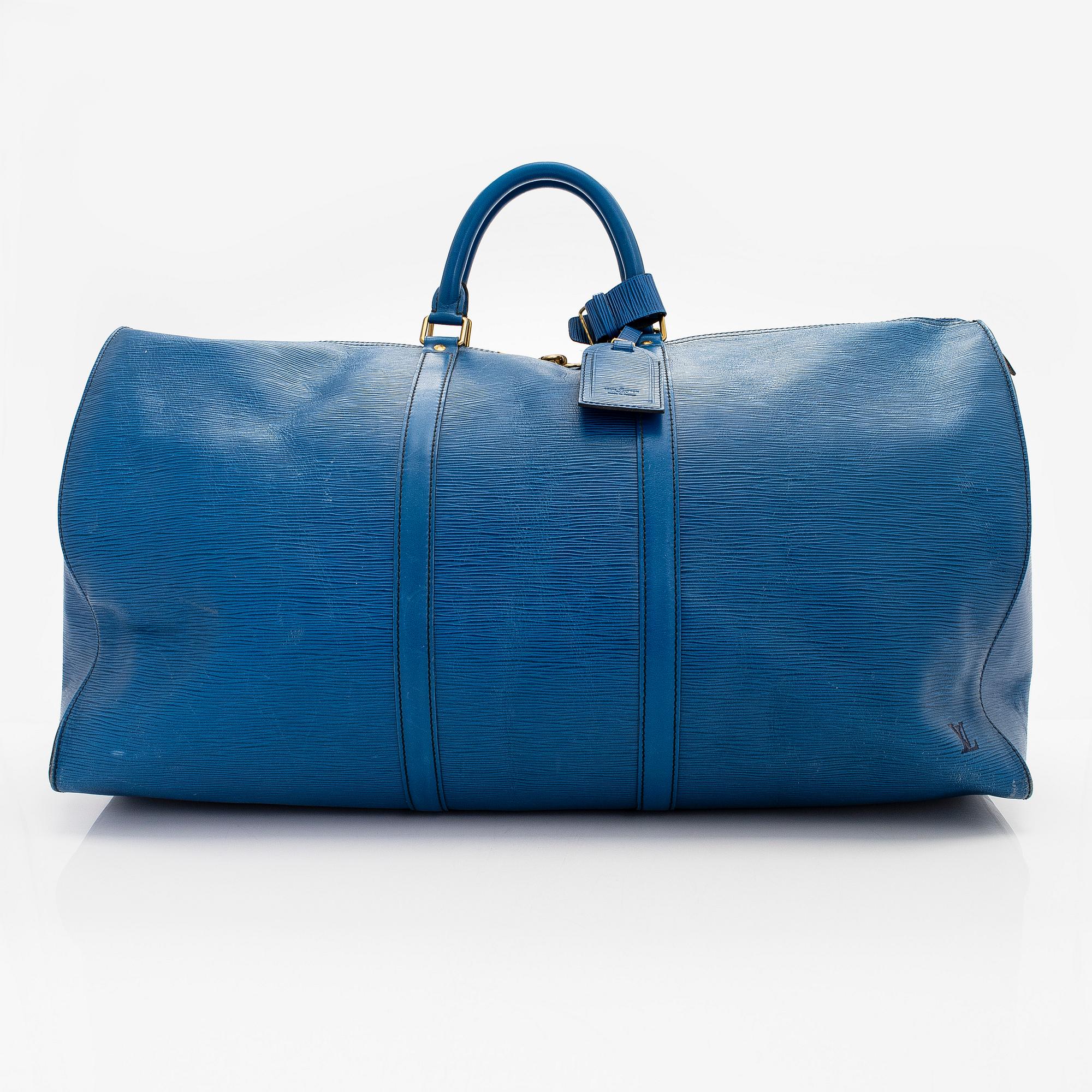 Louis Vuitton, an 'Epi Keepall 60' weekend bag.