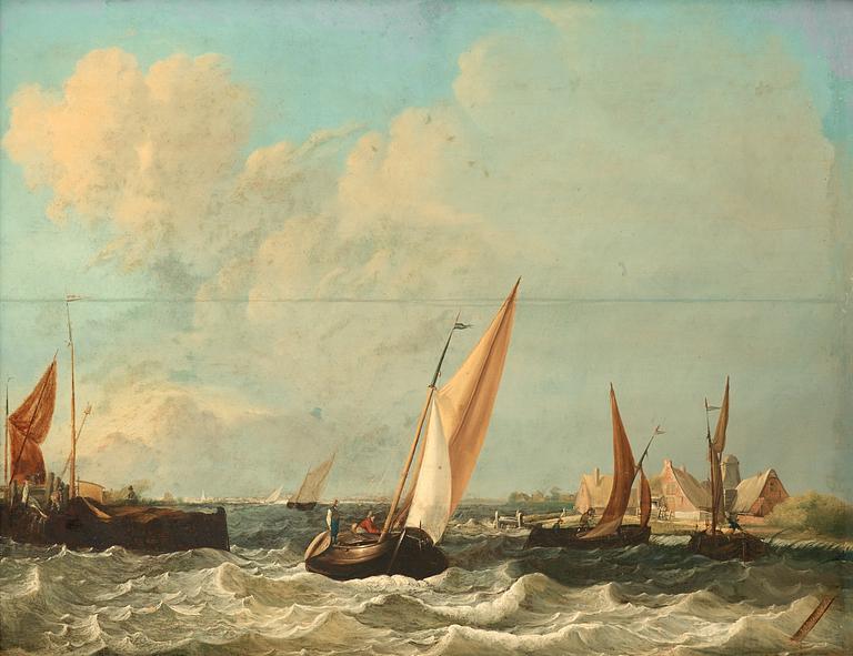 Jan van Os, Ships on the coast.