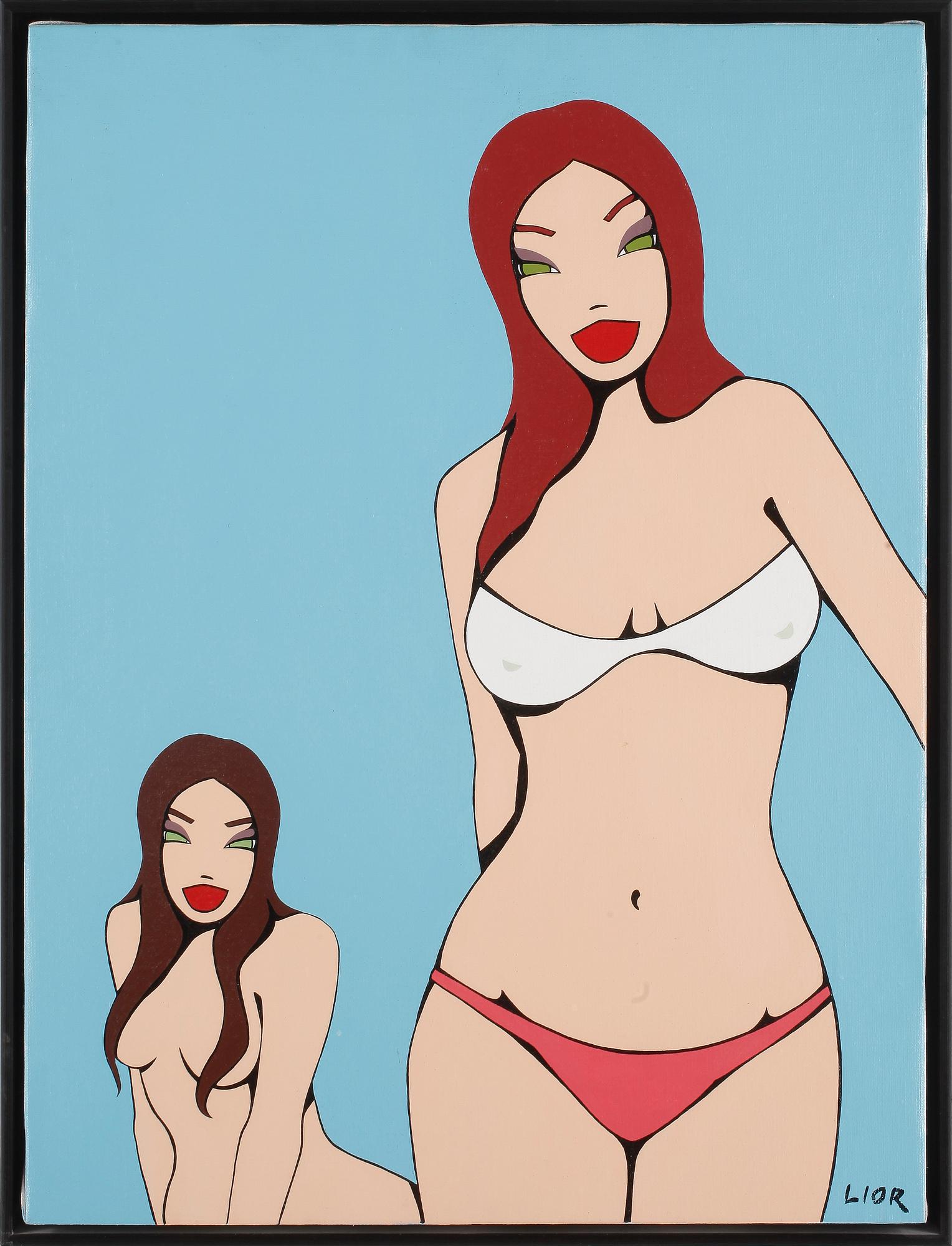 RON LIOR, Olja på duk. Sign Lior.