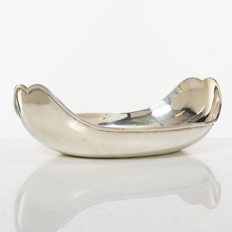 Bowl/jardinière, sterling silver, Mexico, second half of the 20th Century.