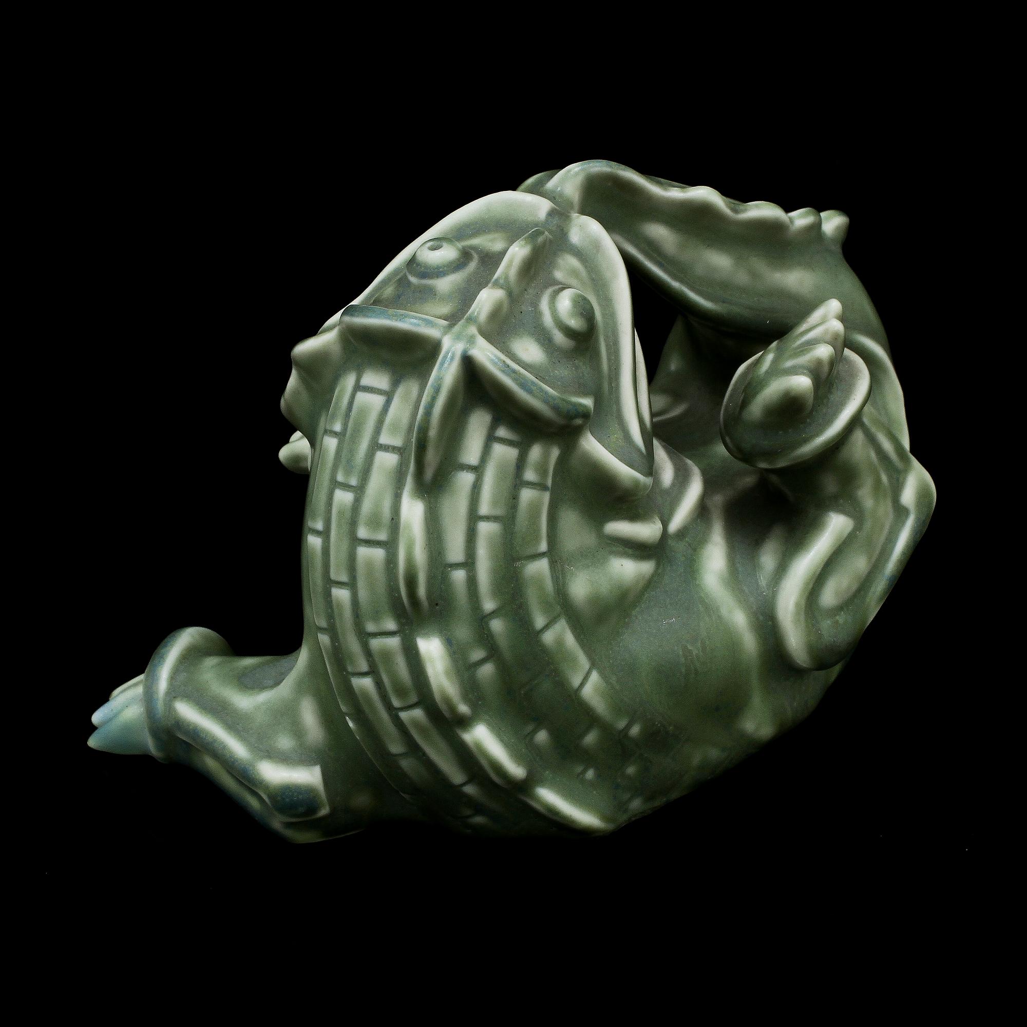 FIGURIN, stengods, Wilhelm Kåge, Gustavsberg, 1900-tal.