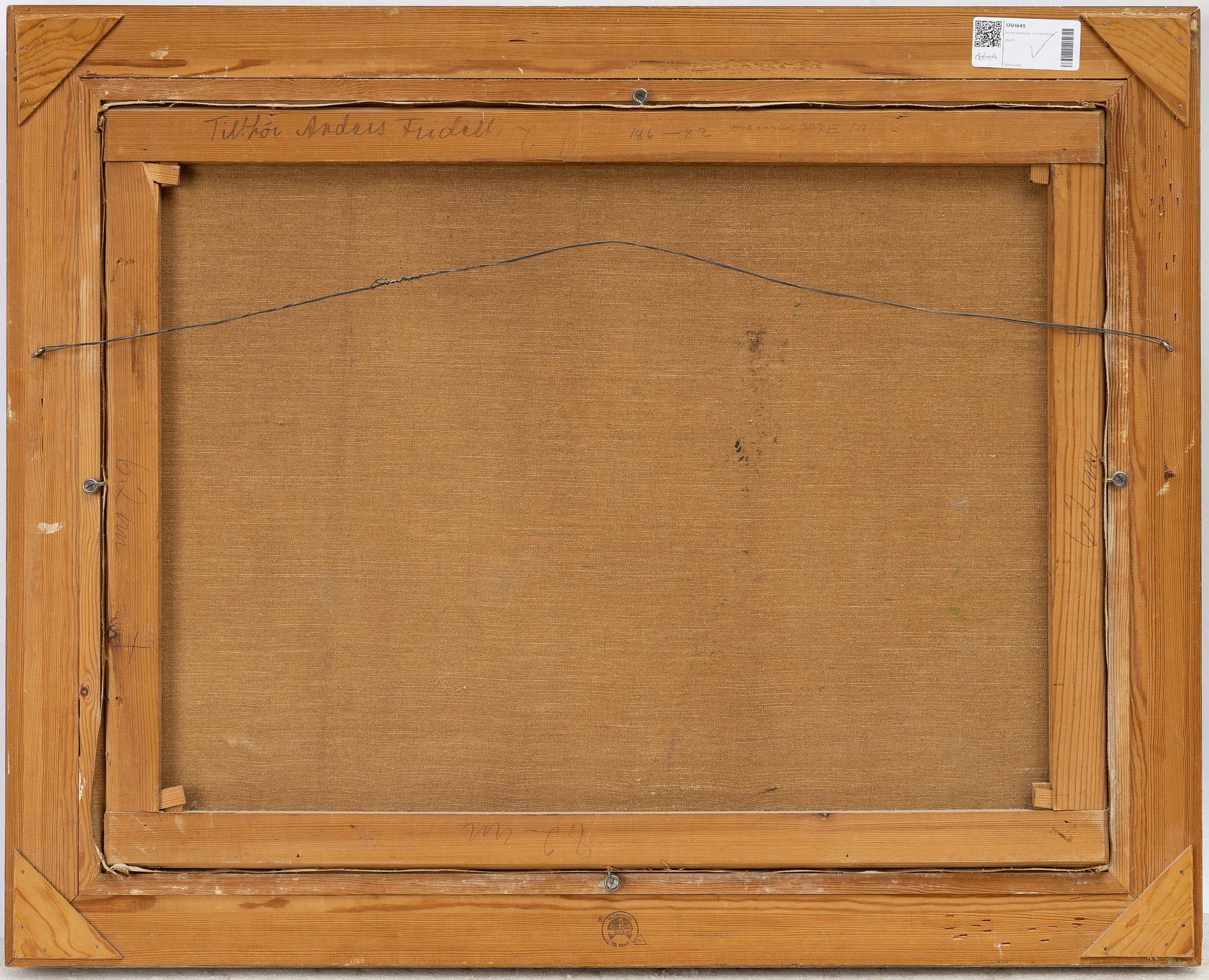 Anton Genberg, winter landscape.