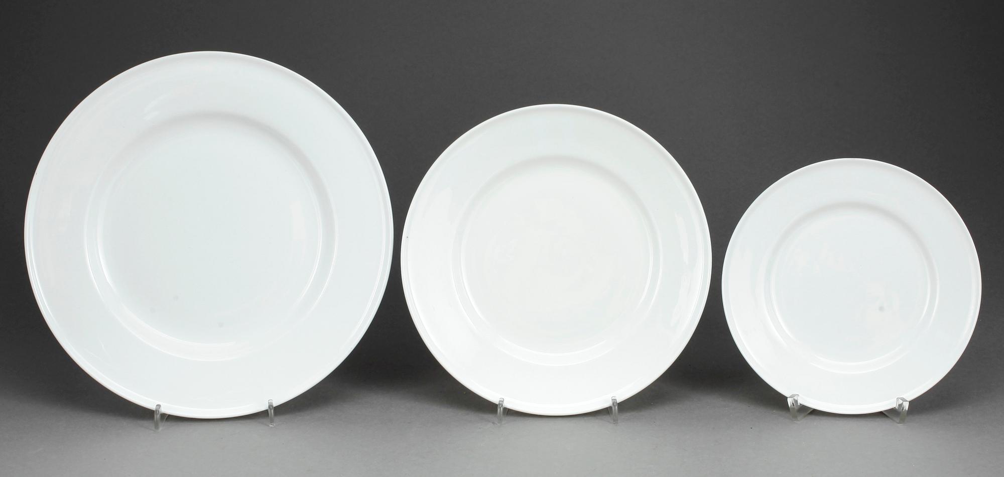 SERVIS, benporslin, 91 delar, "LB", Stig Lindberg, Gustavsberg, 1940-tal.