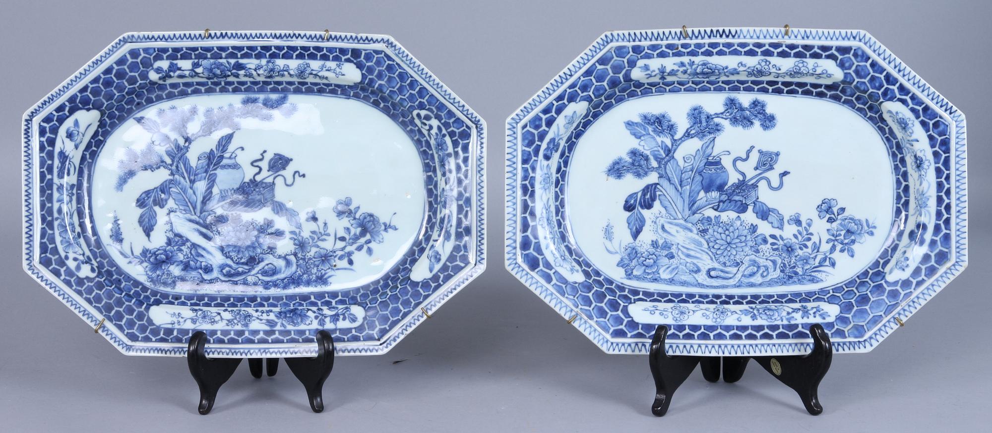 FAT, 4 st, porslin, Kina. 1700-tal.