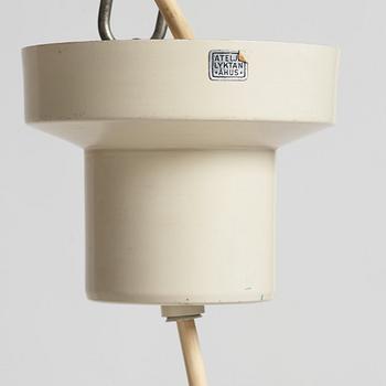 Hans Bergström, a ceiling lamp, modell "C-1141", ateljé Lyktan, Sweden 1950-60s.