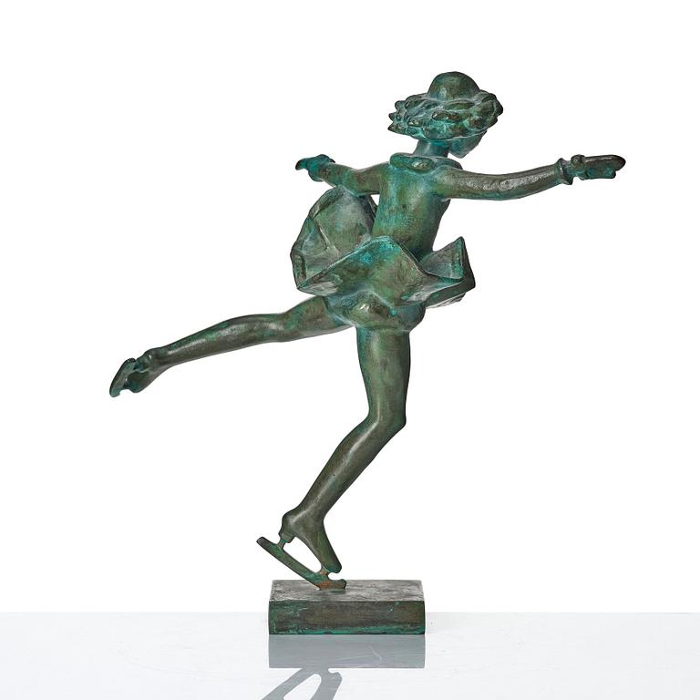 Carl Milles, "Skridskoprinsessan" (=The skater princess).