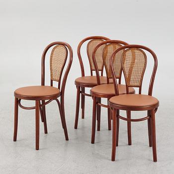 A set of four chairs, late 20th century.