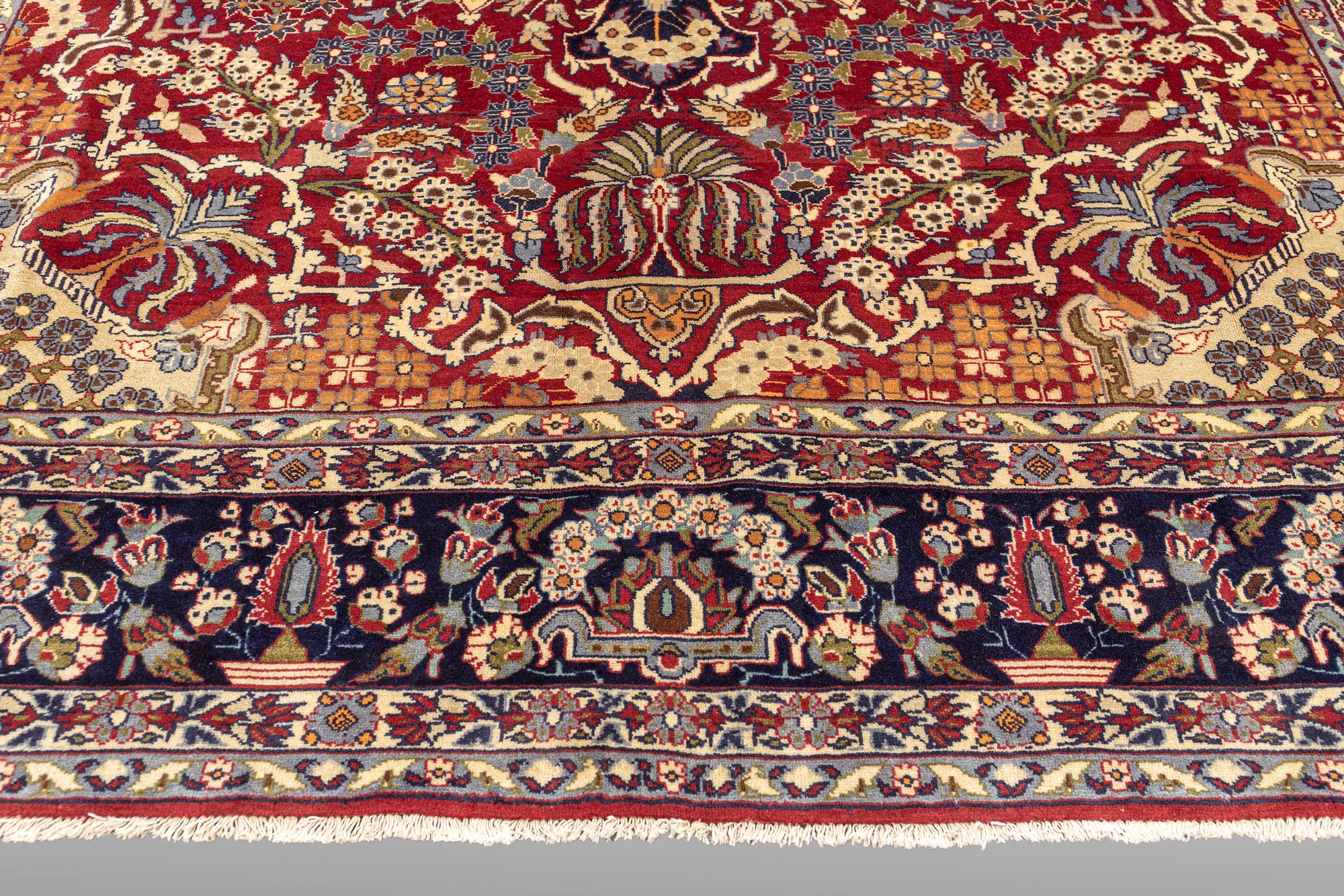 A carpet, Najafabad, ca 448 x 287 cm.