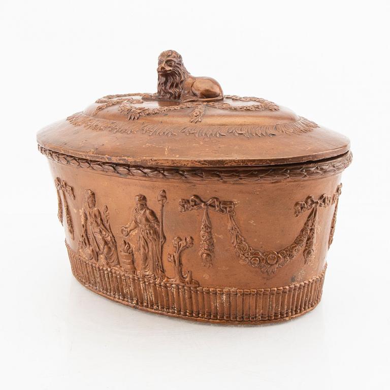 A Gustavian tureen later part of the 18th century  by  Eric johan Fahlström.