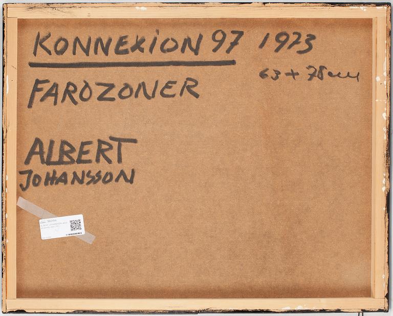 ALBERT JOHANSSON, akryl på pannå, sign.