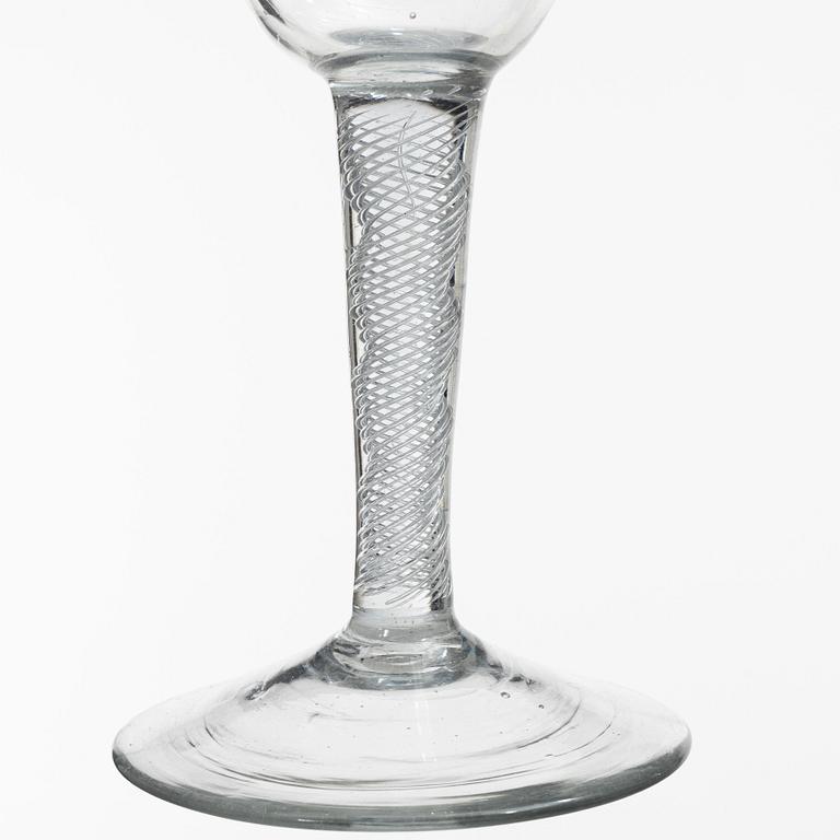 Wine glasses, 5 pcs, circa 1900.