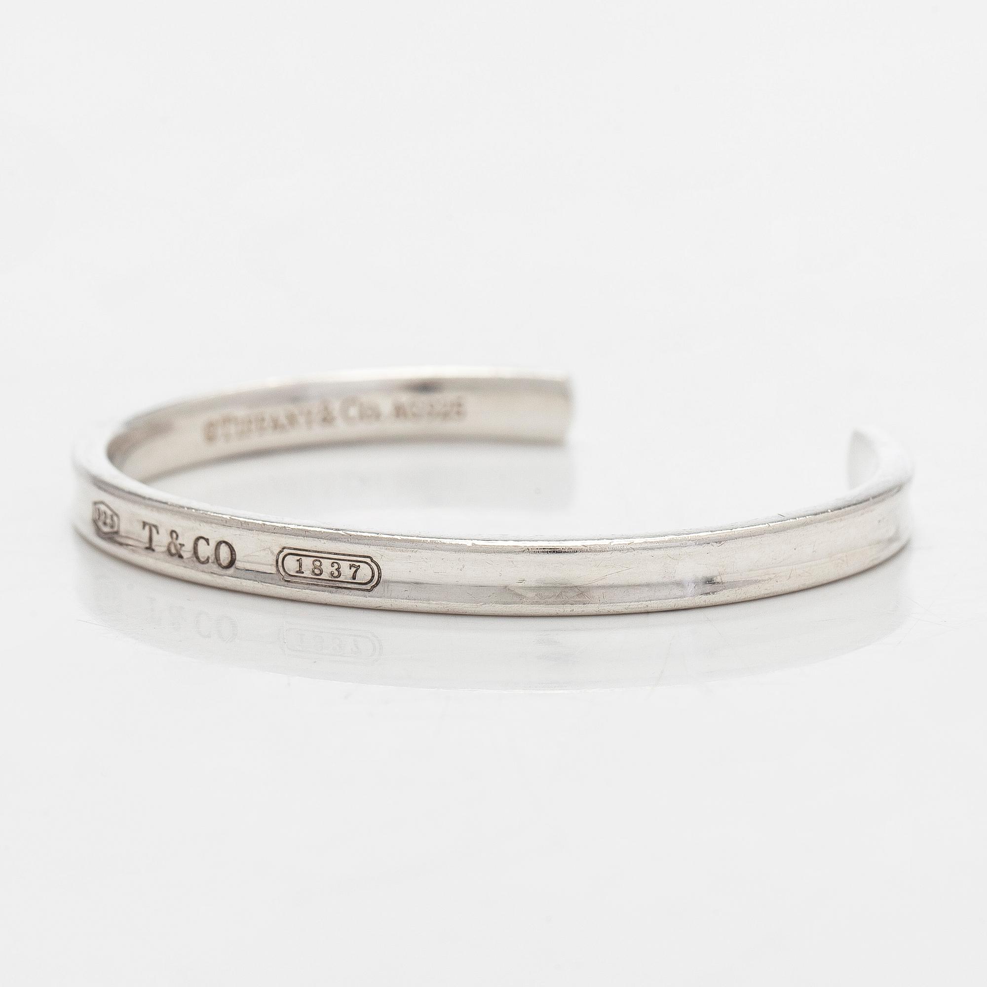 Tiffany & Co, a sterling silver 'Tiffany 1837' bracelet.