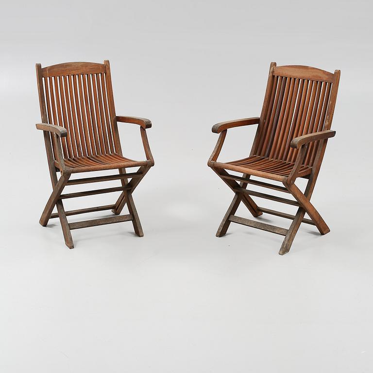 TRÄDGÅRDSSTOLAR, 2 st, Scandinavian Design Jutlandia, 2000-tal.