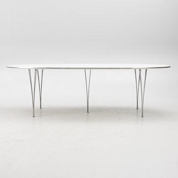 Bruno Mathsson & Piet Hein, dining table, "Superellipse", Fritz Hansen, Denmark, 1984.