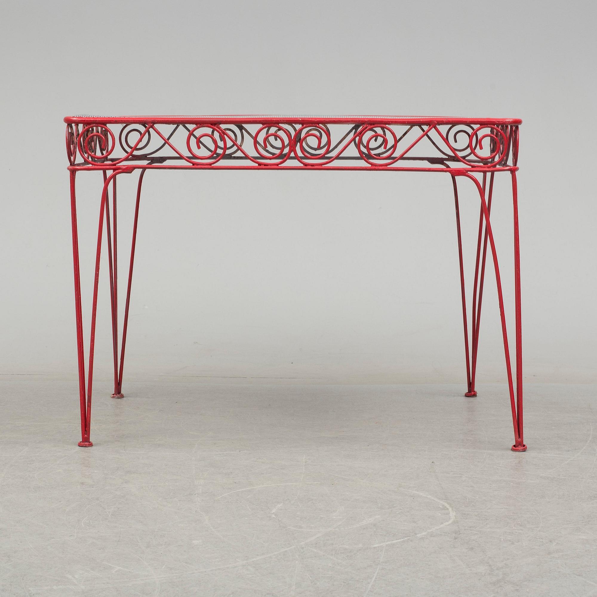 A second half of the 20th century table.