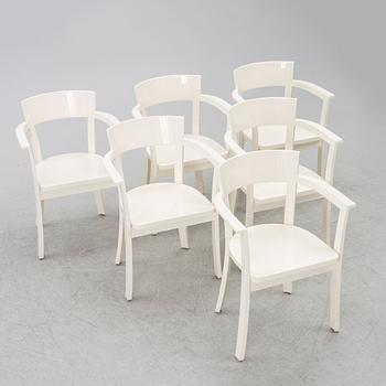 Åke Axelsson, stolar, 6 st, Gärsnäs, 1992.