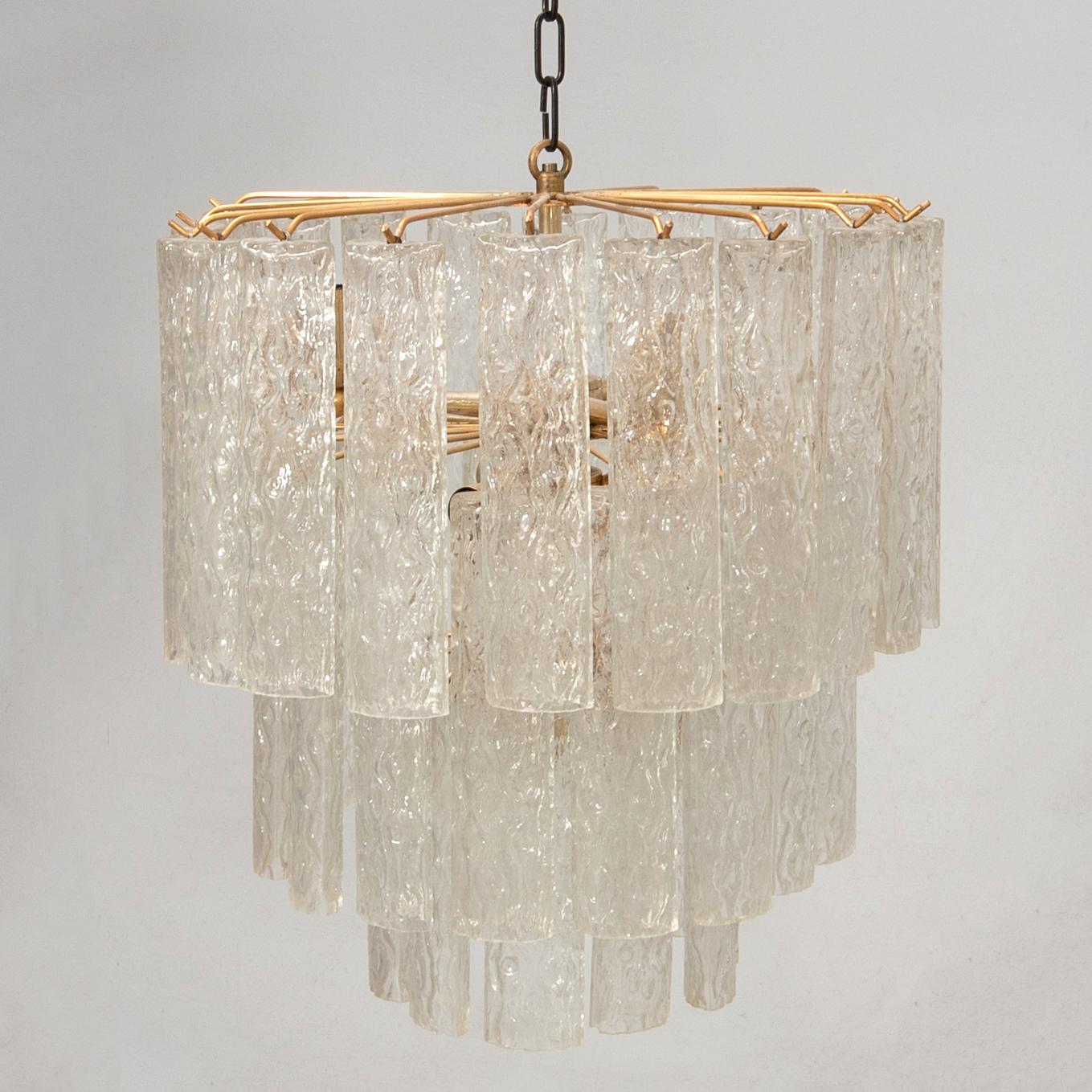 Taklampa troligen Murano 1900-talets andra hälft.