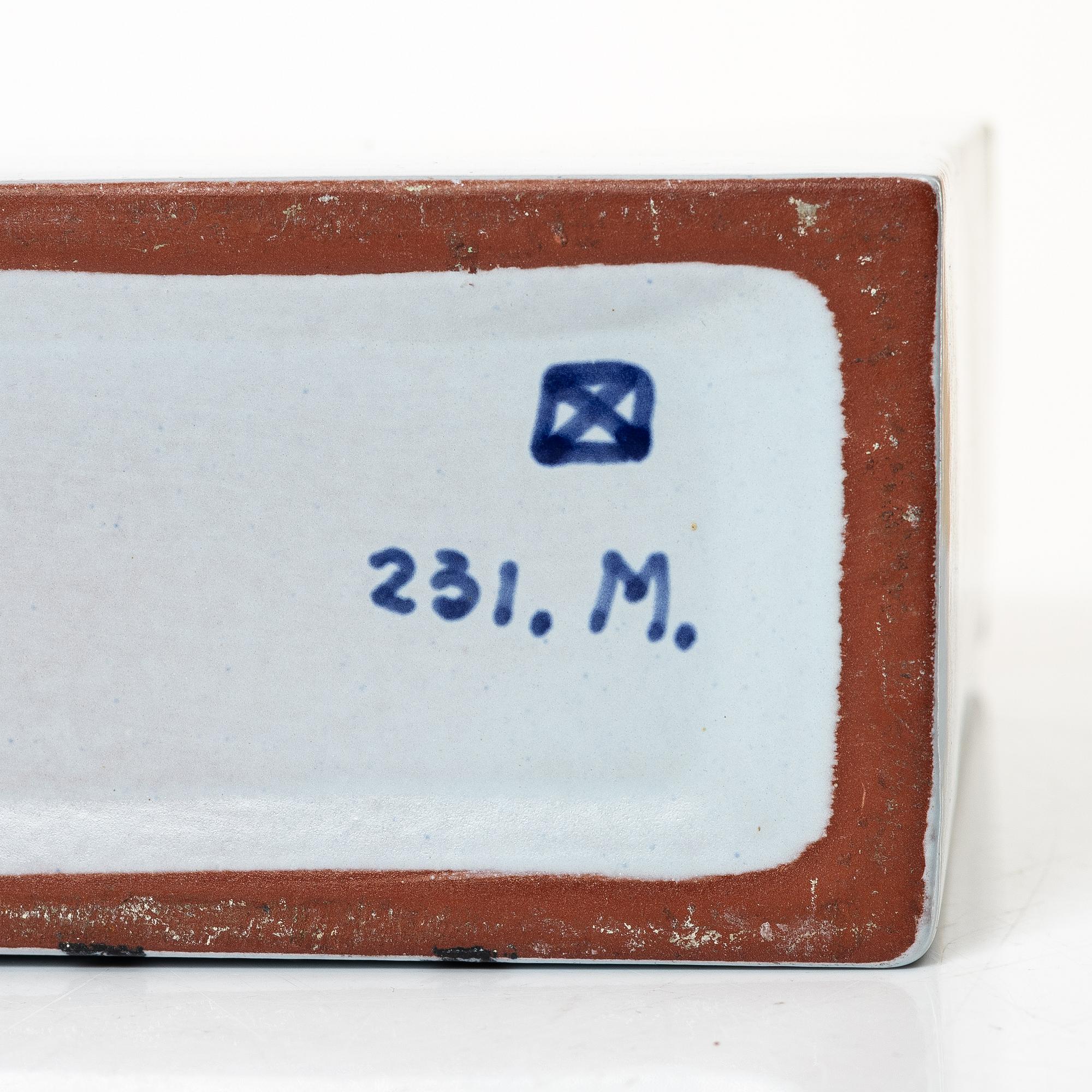 Stig Lindberg, vas, "Karneval", Gustavsberg Studio.