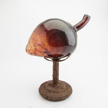 Gunilla Kihlgren, glass and bronze sculpture.