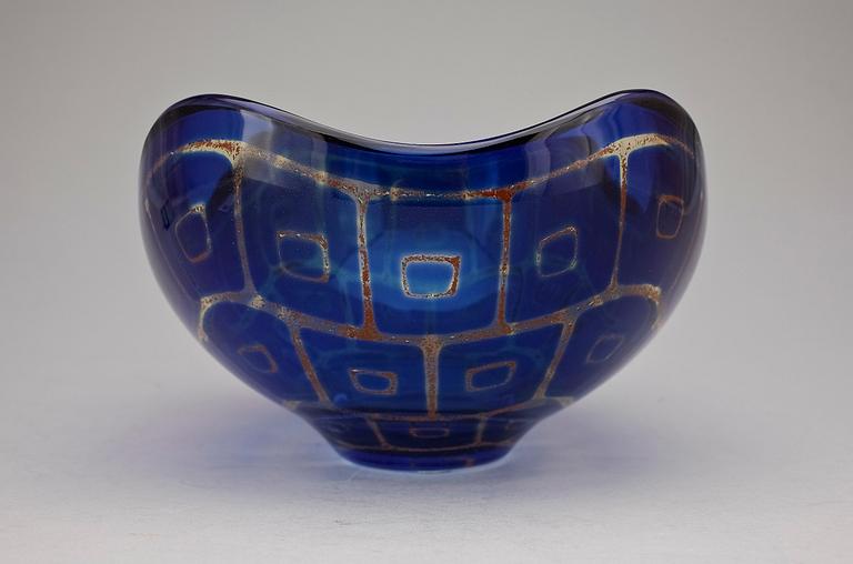 SKÅL, glas, "Ravenna", Sven Palmqvist, Orrefors, sign o numr 1188.