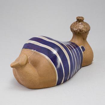 A "Beata" stoneware figurine by Lisa Larson for Gustavsberg.