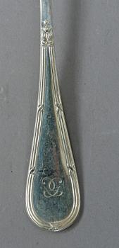 BESTICK, 134 delar, silver, "Rosen", bl a GAB och C.G. Hallberg.