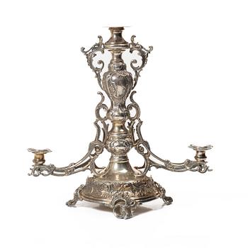 Bordsuppsats, sterlingsilver, rokokostil, 1900-tal.