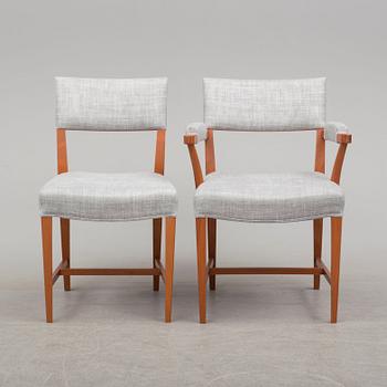 12+2 model 695 chairs by Josef Frank for Firma Svenskt Tenn.