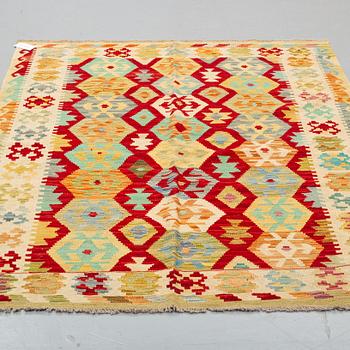 A RUG, kilim, around 203 x 148 cm.