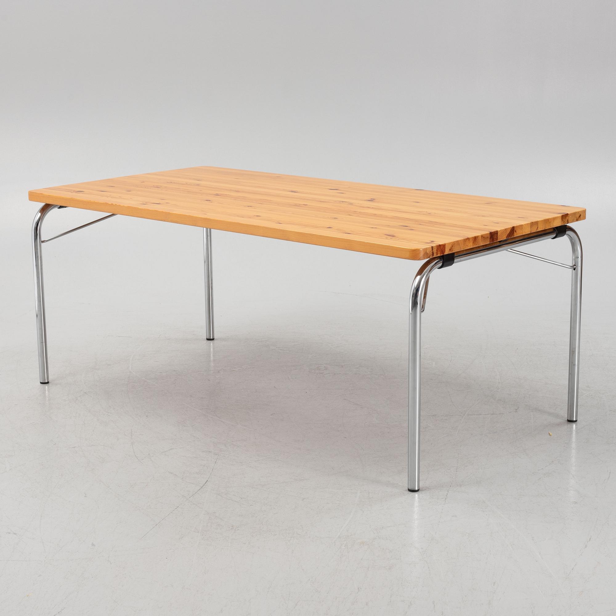 Börge Lindau, matbord, Lammhults Mekaniska Verkstad AB, 1970-tal.
