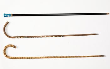 171. KÄPPAR, 3 st, trä, 1900-tal.