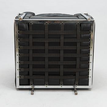 LE CORBUSIER, PIERRE JEANNERET & CHARLOTTE PERRIAND, nojatuoli, "LC2", Cassina, Italia.