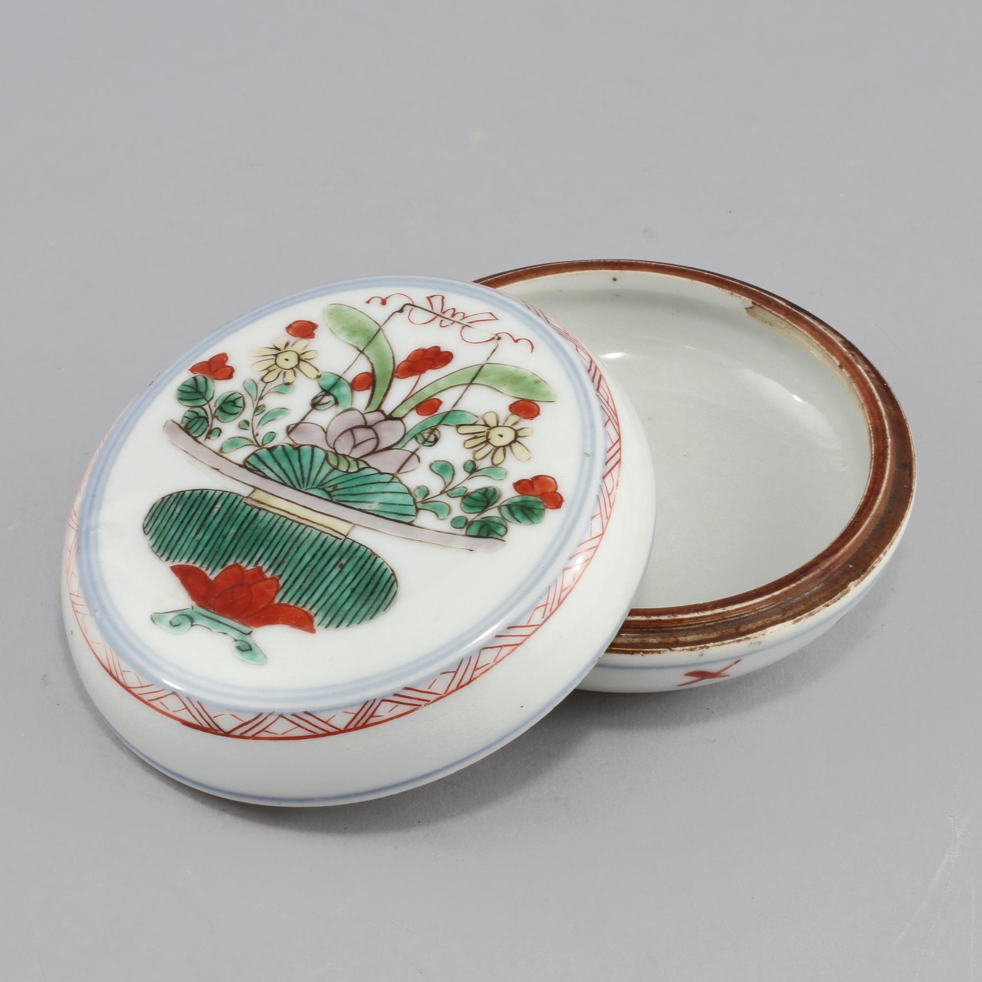 LOCKASK, porslin, Kina, Kangxi (1662 - 1722).