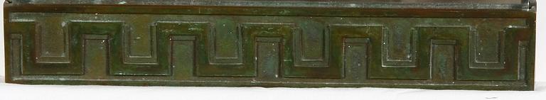 SPEGEL, brons, Sune Bäckström. 1920-tal. Sign.