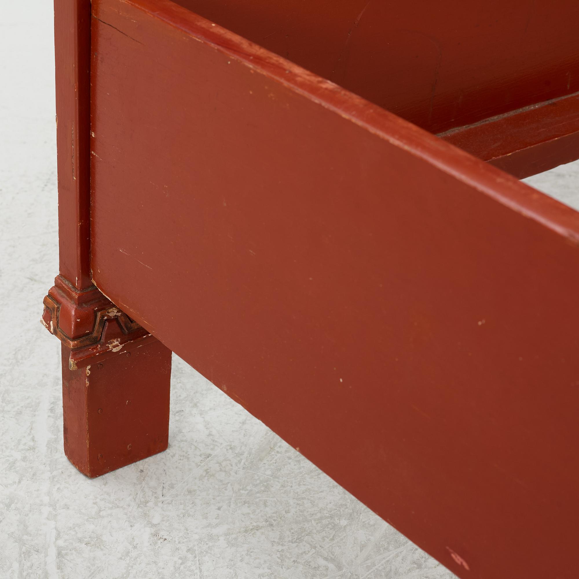 Axel Einar Hjorth, a pair of "Åbo" bed frames, Nordiska Kompaniet, Swedish Grace, 1920s-30s.