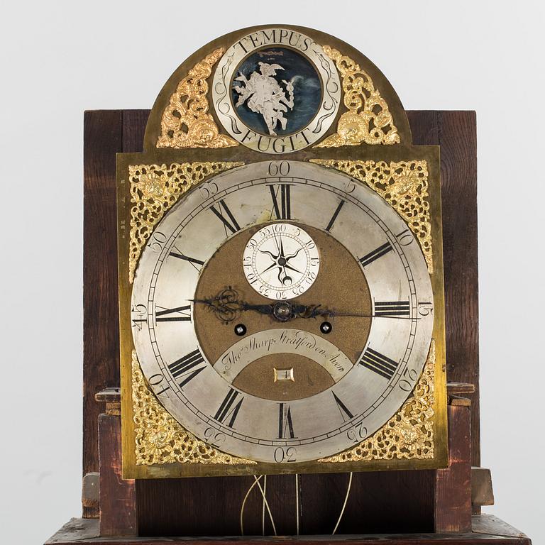 A Grandfathers clock, England 19th century,