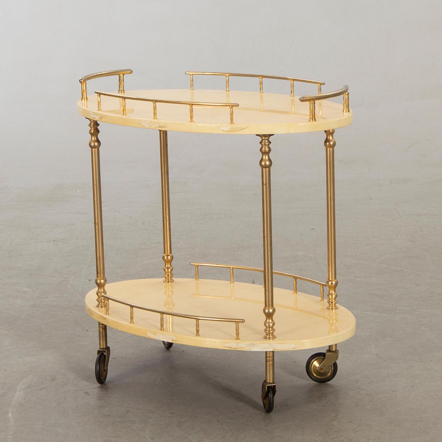 Aldo Tura, serveringsvagn Italien 1950/60-tal.