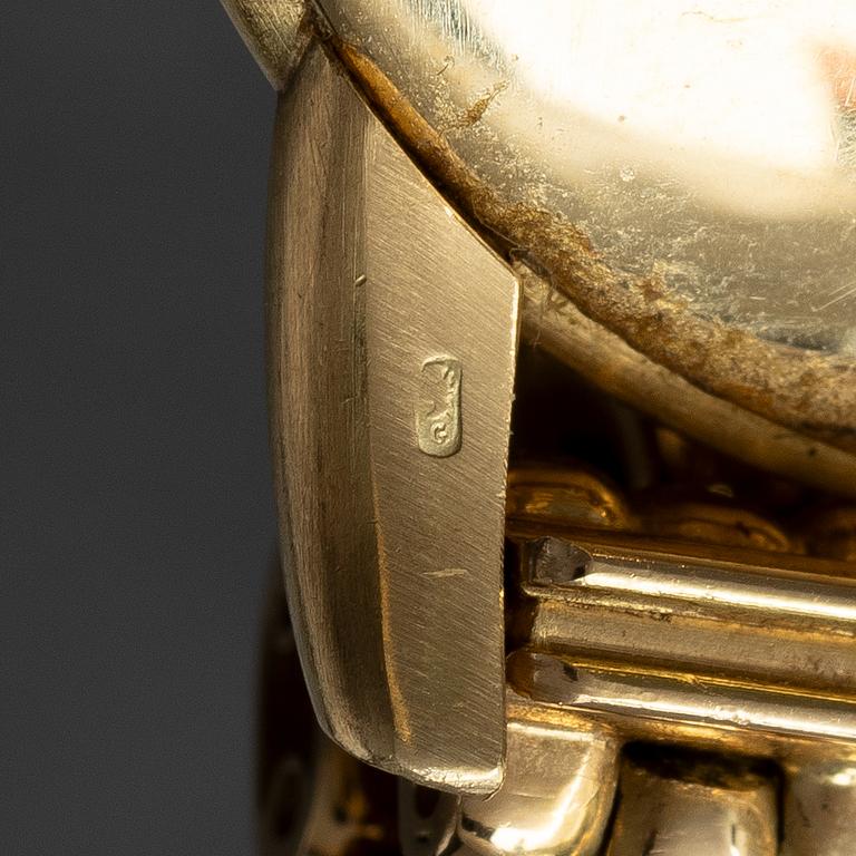 Patek Philippe, Calatrava, "Beads of rice bracelet by Gay Frères", ca 1954.