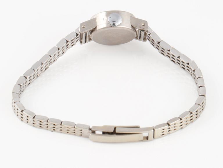 ARMBANDSUR, dam, 18 K vitguld, Universal. Vikt 24 g.