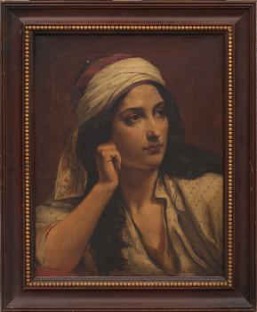 OKÄND KONSTNÄR, olja på duk, 1800-talets andra hälft.