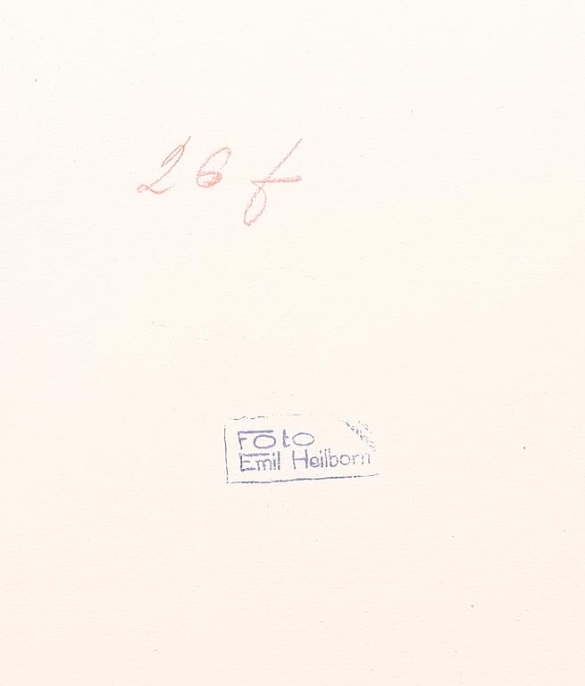 HEILBORN, EMIL, fotografi, stämpelsign à tergo.