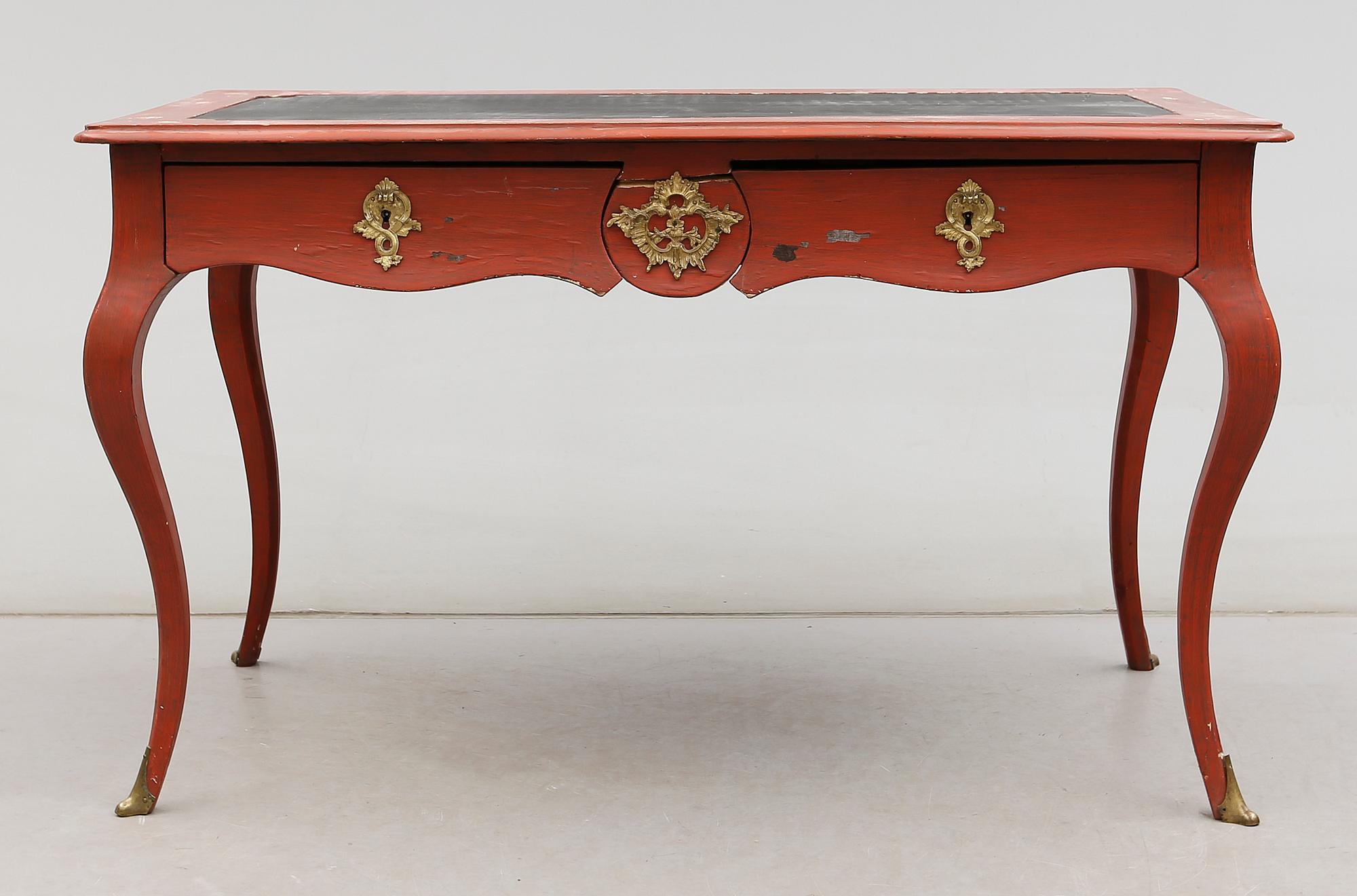 SKRIVBORD, rokokostil, 1800-talets andra hälft.